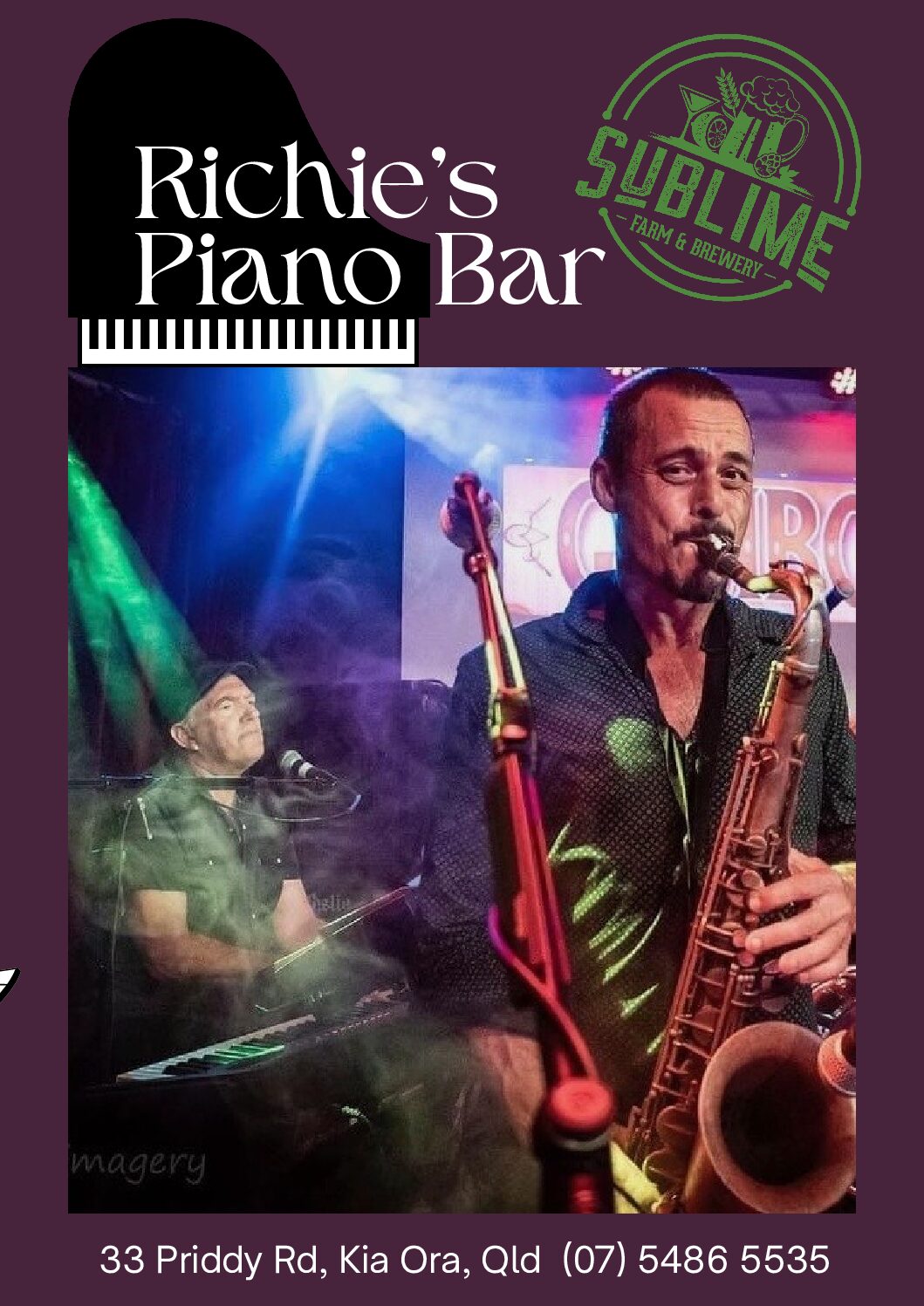 Richie’s Piano Bar – Sat 5 Sept – 2pm