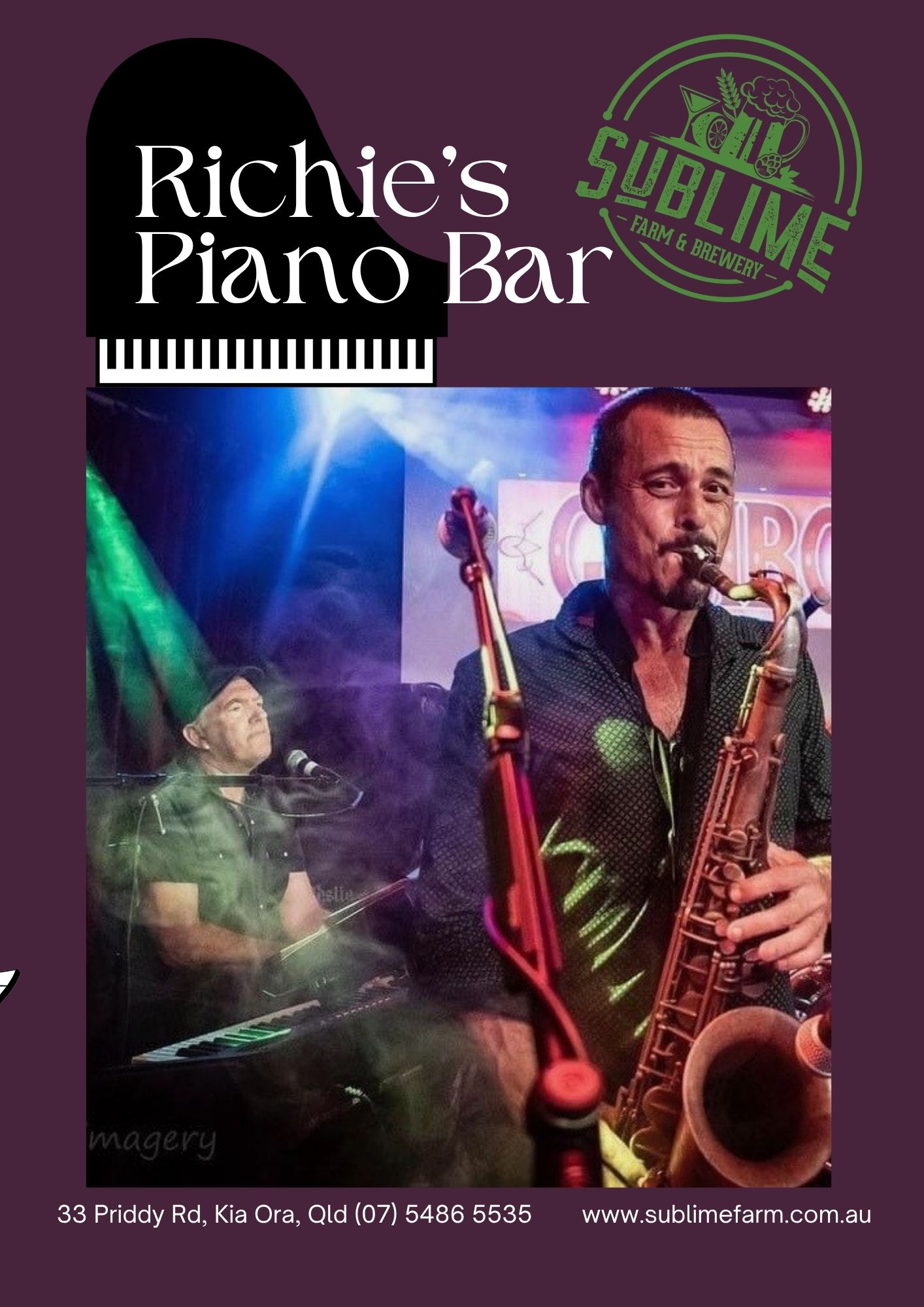 Richie’s Piano Bar – Friday 25 Sept – 6.30pm